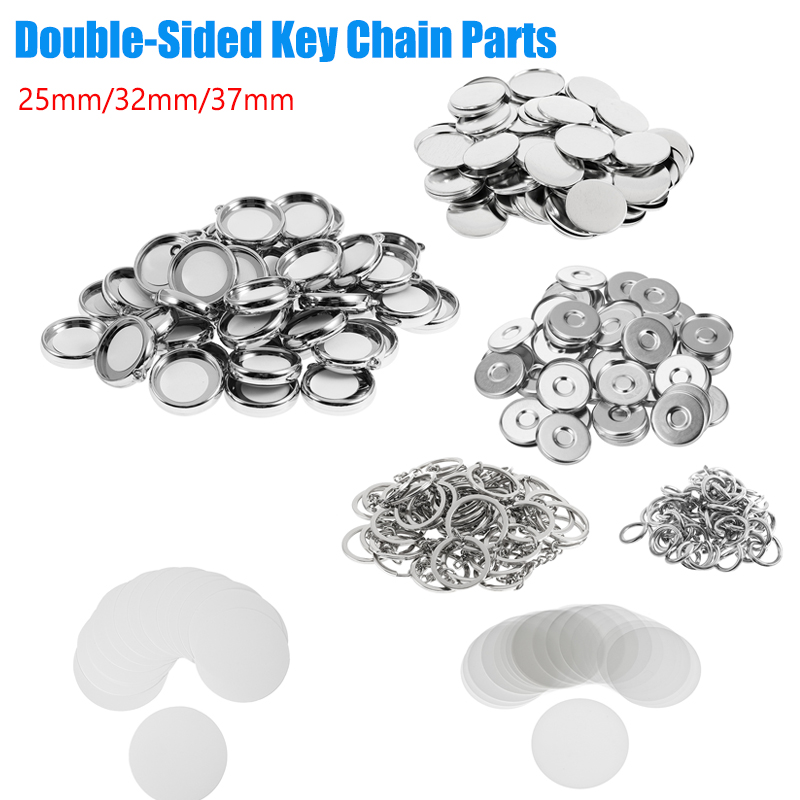 Button Badge Blank - 50 sztuk/zestaw DIY Dwustronne Elementy do