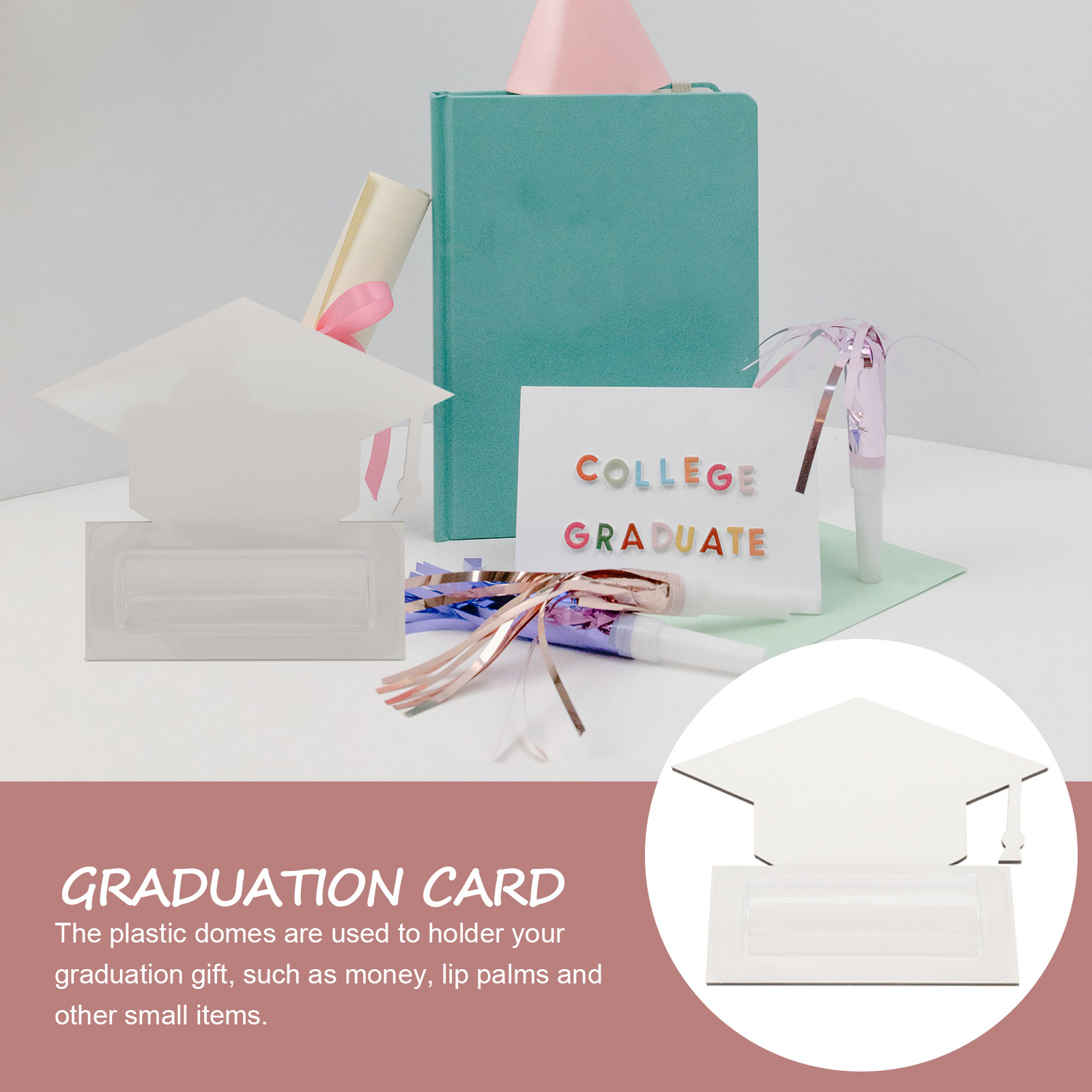 Hat Sublimation Blank - 2 szt. Kartki z motywem kapelusza