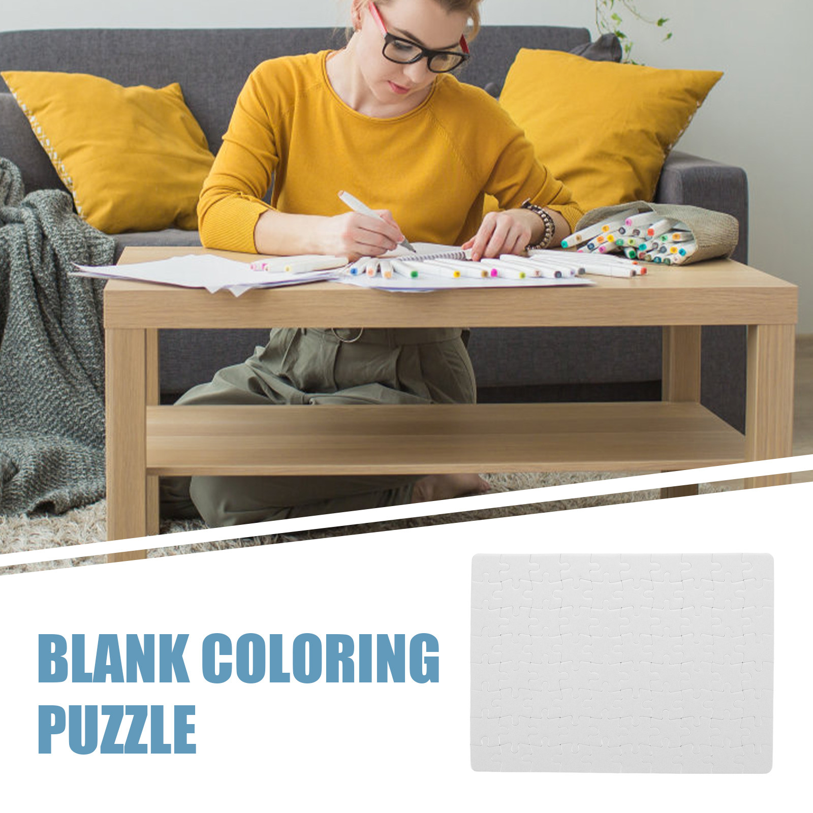 4 arkusze pustych puzzli do su – Puzzle Blank White recenzja i cena