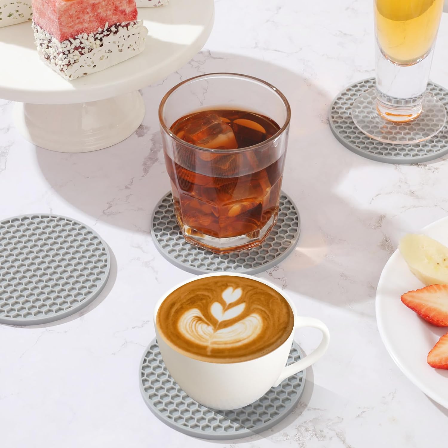 Zestaw silikonowych podstawek  – Coaster Sublimation Blank recenzja i cena