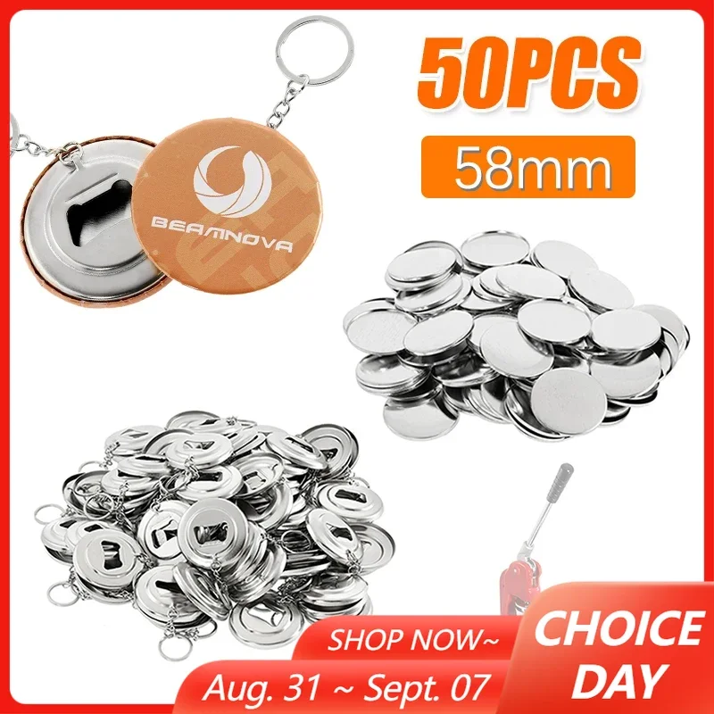 50 sztuk – puste metalowe elem – Button Badge Blank recenzja i cena